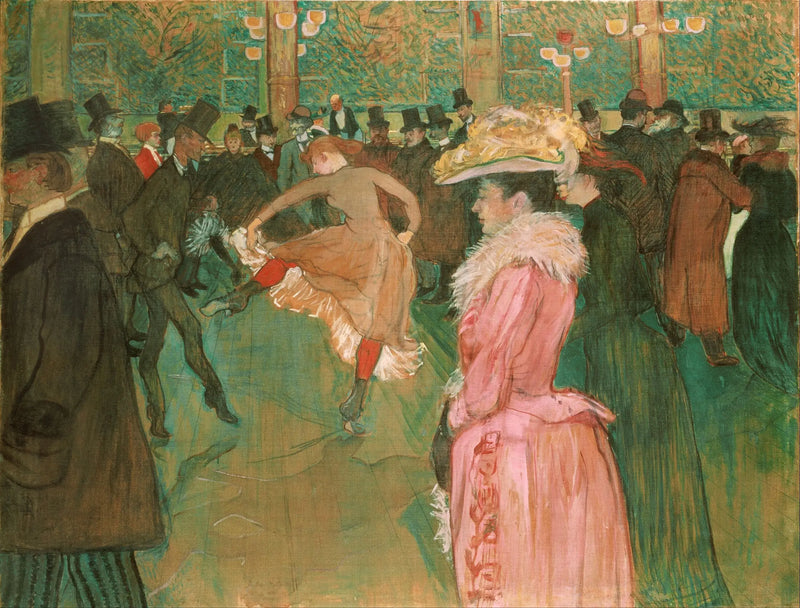 Moulin-Rouge'da Dans - Henri de Toulouse-Lautrec