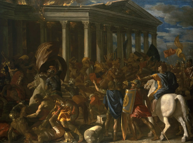 Jerusalem Tapınağı'nın Yıkımı - Nicolas Poussin