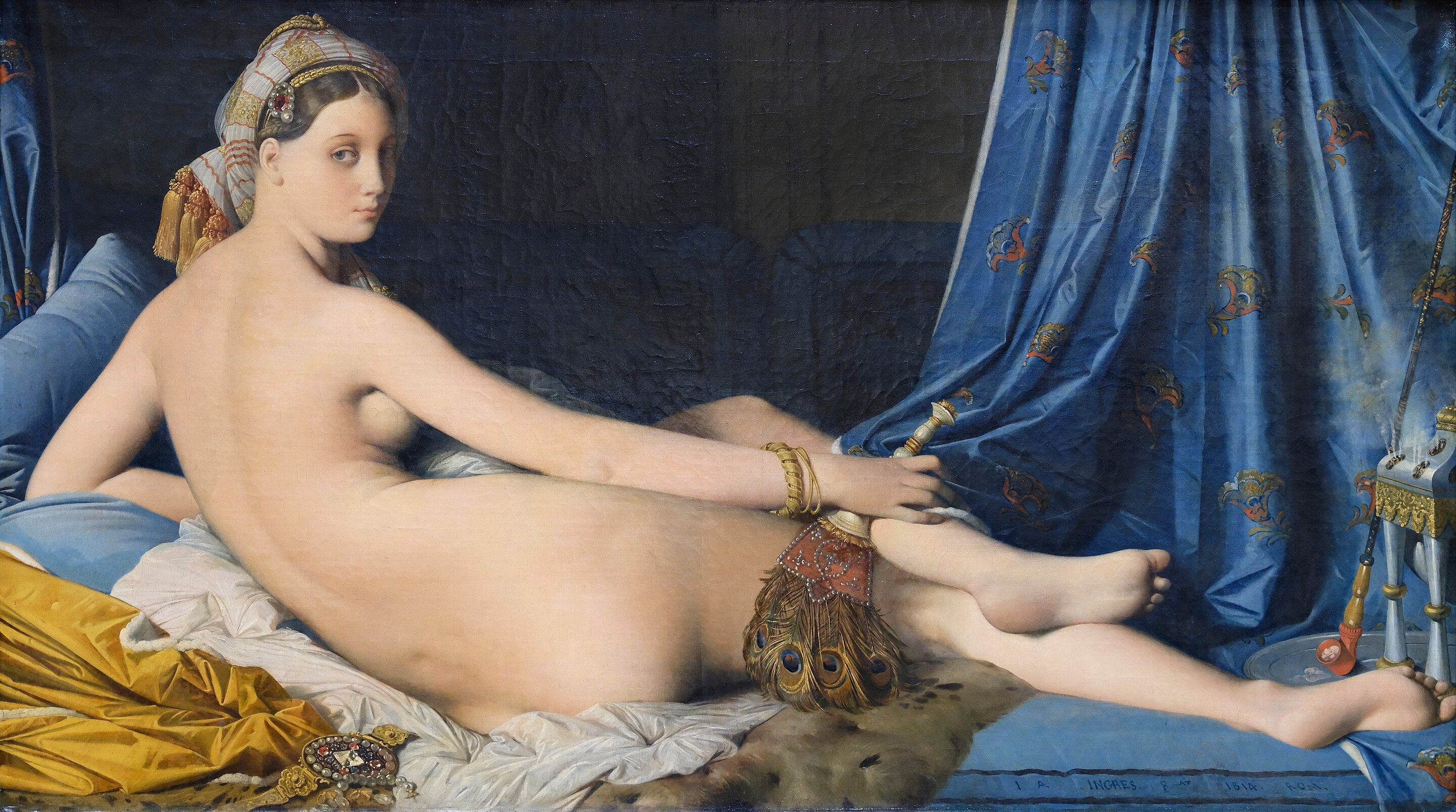 Büyük Odalisque - Jean-Auguste-Dominique Ingres