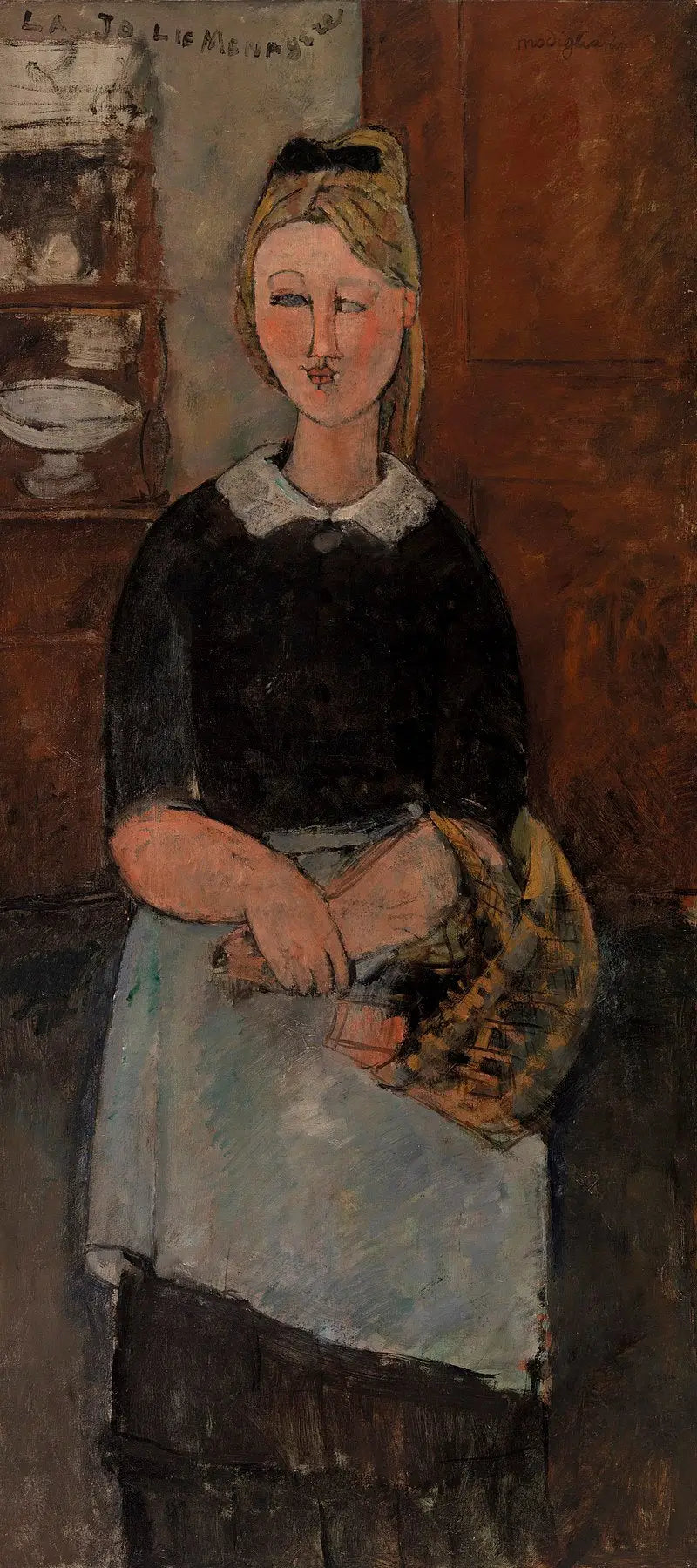 Reproduction du tableau « La Jolie Ménagère - Amedeo Modigliani » par Alpha Reproduction en peinture à l’huile