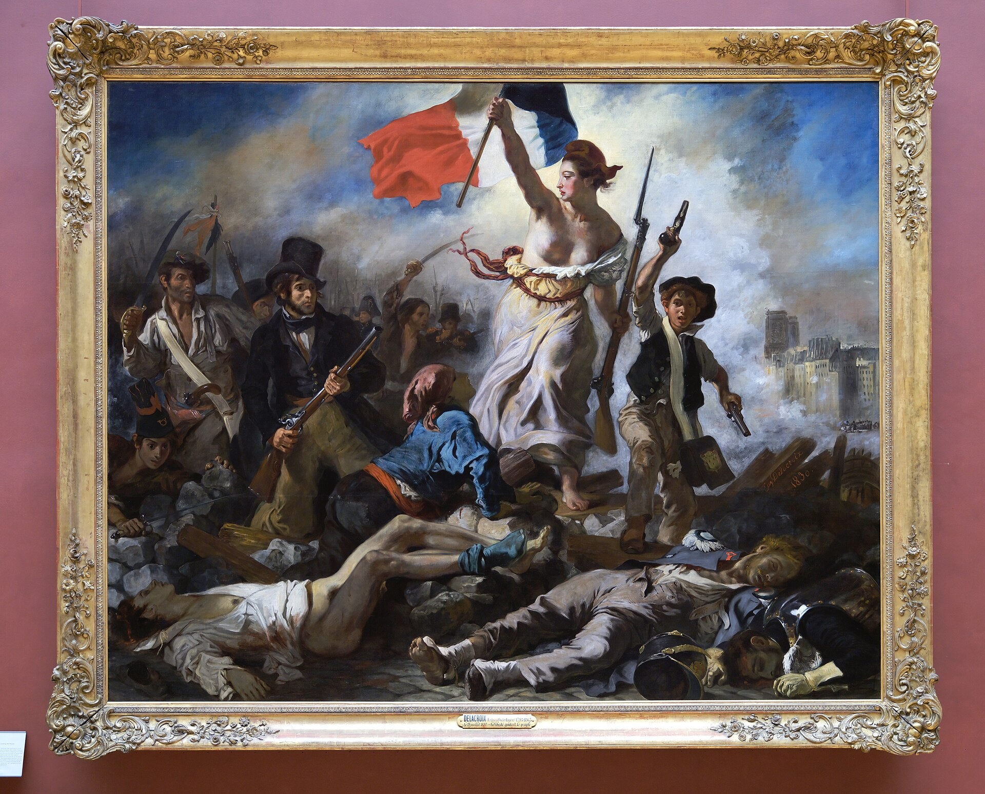 Halkı Yönlendiren Özgürlük - Eugène Delacroix