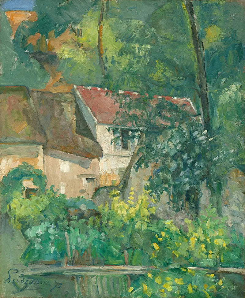 Lacroix'un Evi, Auvers-sur-Oise - Paul Cézanne