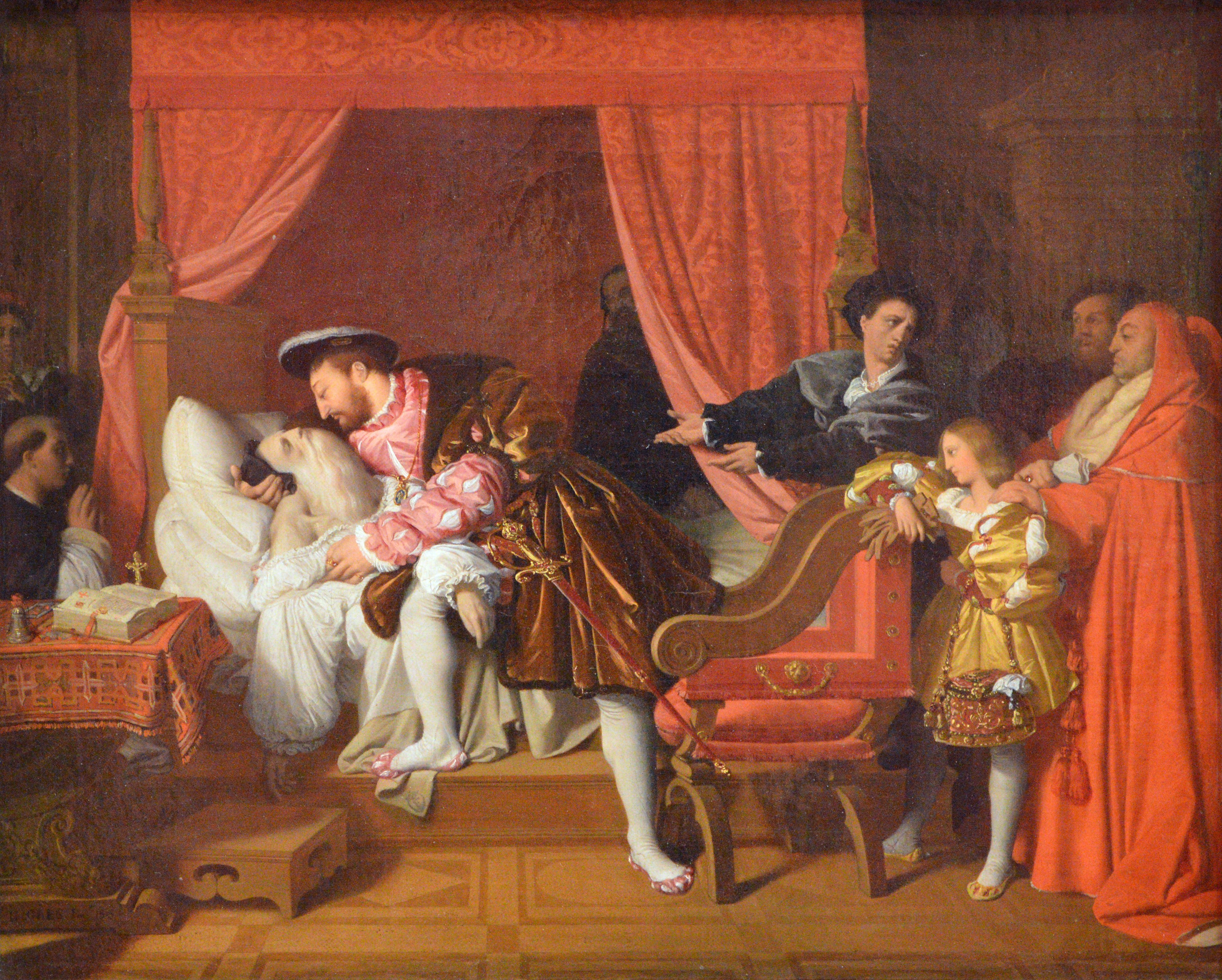 Leonardo da Vinci'nin Ölümü - Jean-Auguste-Dominique Ingres