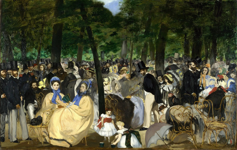 Tuileries'de Müzik - Édouard Manet