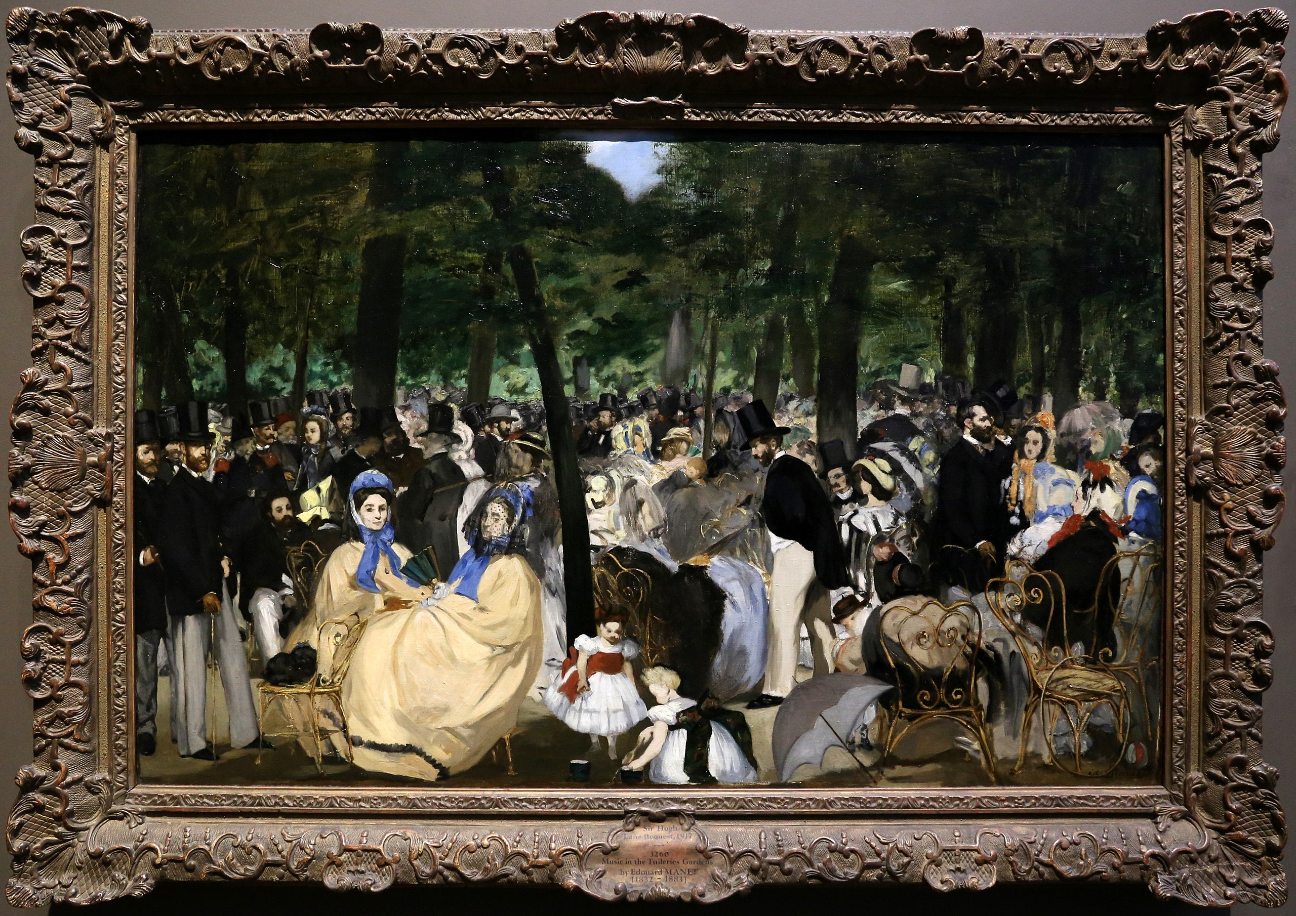 Tuileries'de Müzik - Édouard Manet
