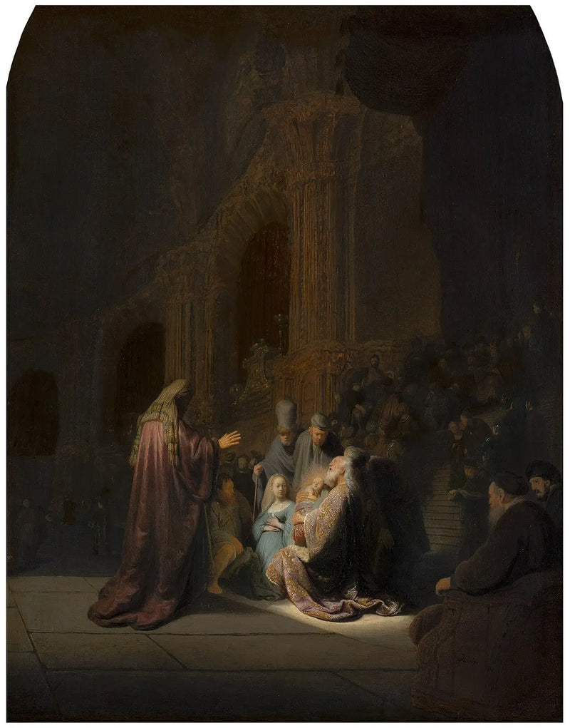 Simeon'un Duası - Rembrandt