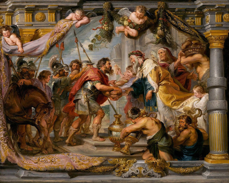 İbrahim ve Melkisedek'in Buluşması - Peter Paul Rubens