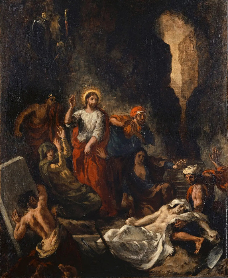 Lazarus'un Dirilişi - Eugène Delacroix