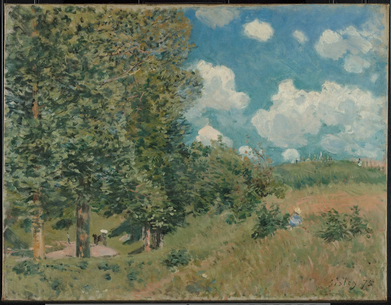 Versailles'tan Saint-Germain'e Giden Yol - Alfred Sisley