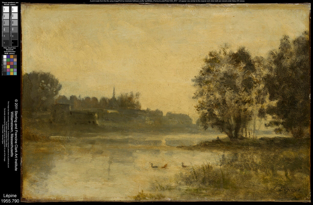 La Seine à Conflans-Sainte-Honorine - Stanislas Lépine - Alpha Reproduction