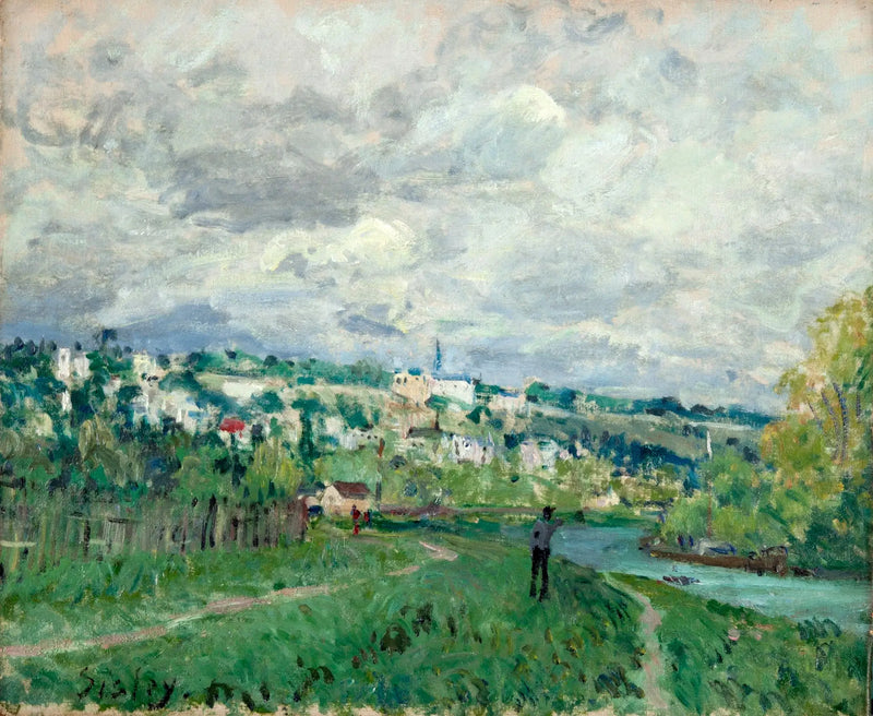 Saint-Cloud Yakınında Seine - Alfred Sisley