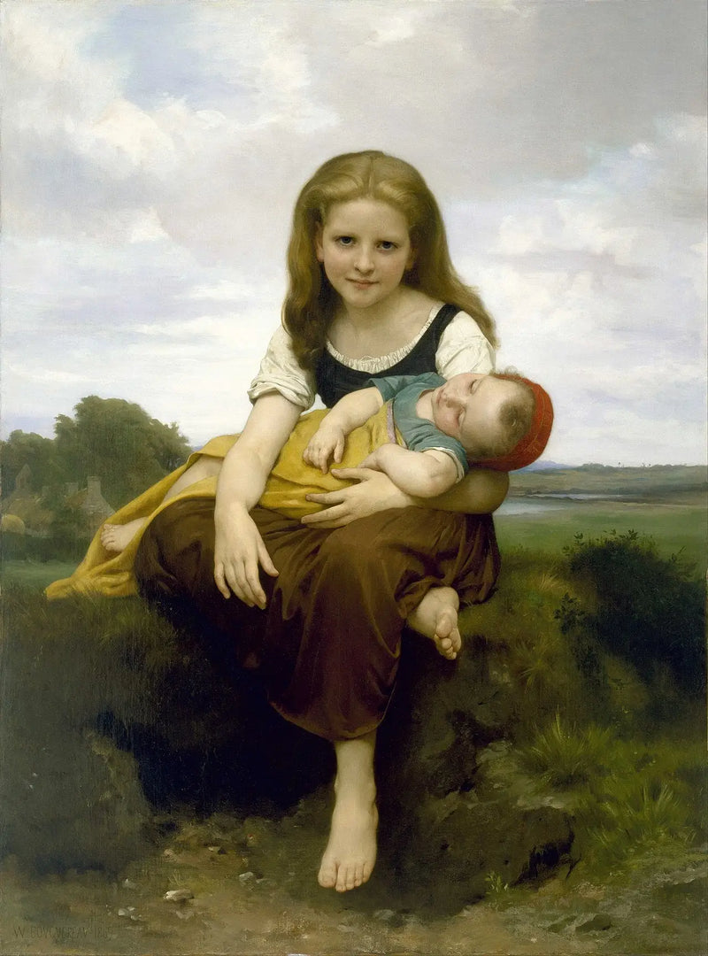 Büyük Kız Kardeş - Bouguereau