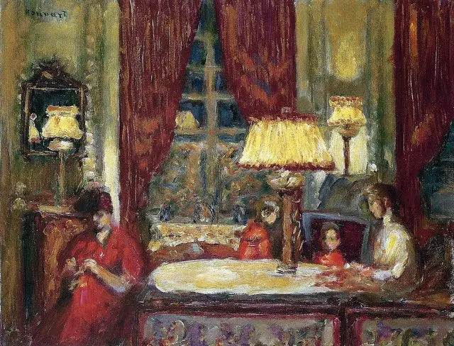 Lambaların Altındaki Akşam - Pierre Bonnard