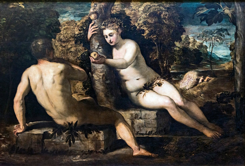 Adem ve Havva'nın Günahı - Jacopo Tintoretto