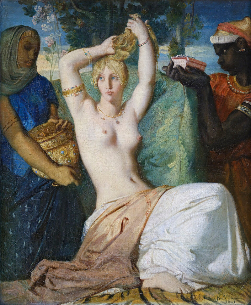 Esther'in Tuvaleti - Théodore Chassériau