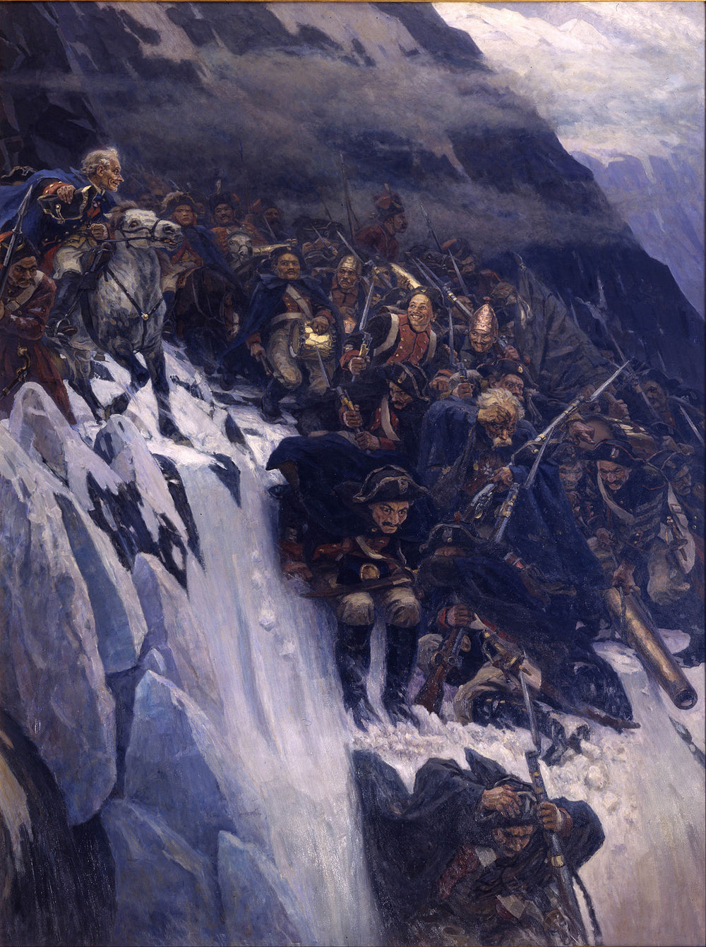 La Traversée des Alpes de Souvarov - Vassili Sourikov