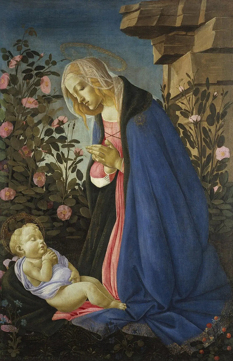Çocuk İsa'ya tapınan Meryem - Sandro Botticelli