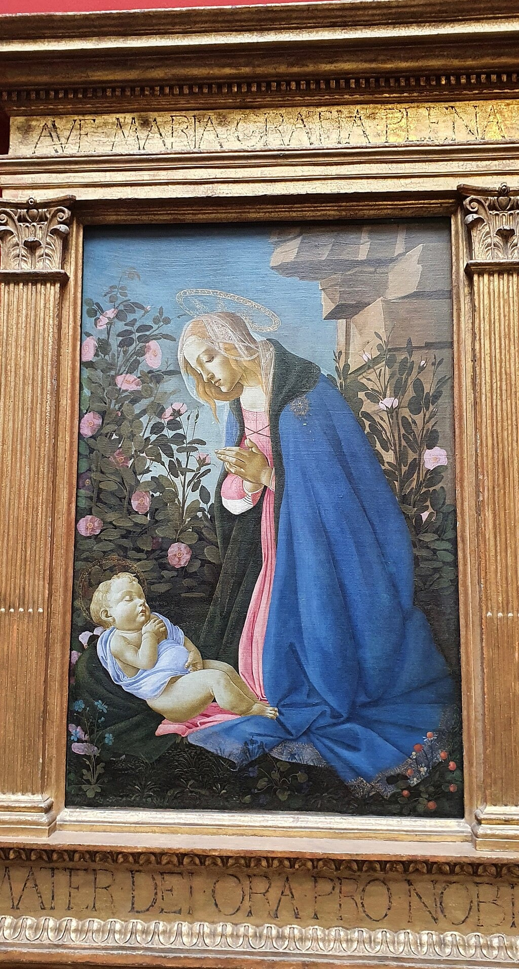 Çocuk İsa'ya tapınan Meryem - Sandro Botticelli