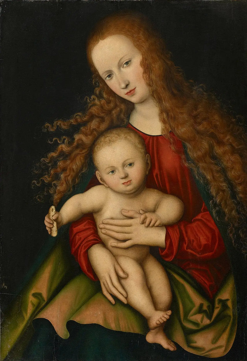 İsa Meryem Ana - Lucas Cranach the Elder