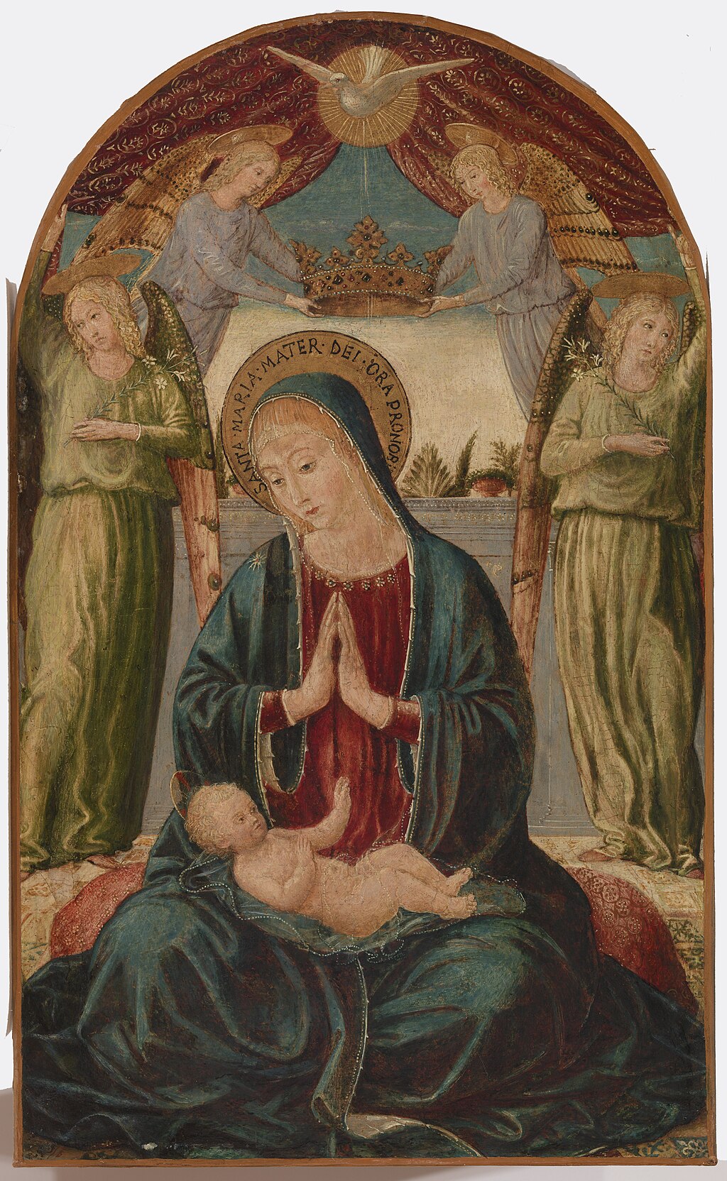 La Vierge à l'Enfant avec des anges - Benozzo Gozzoli