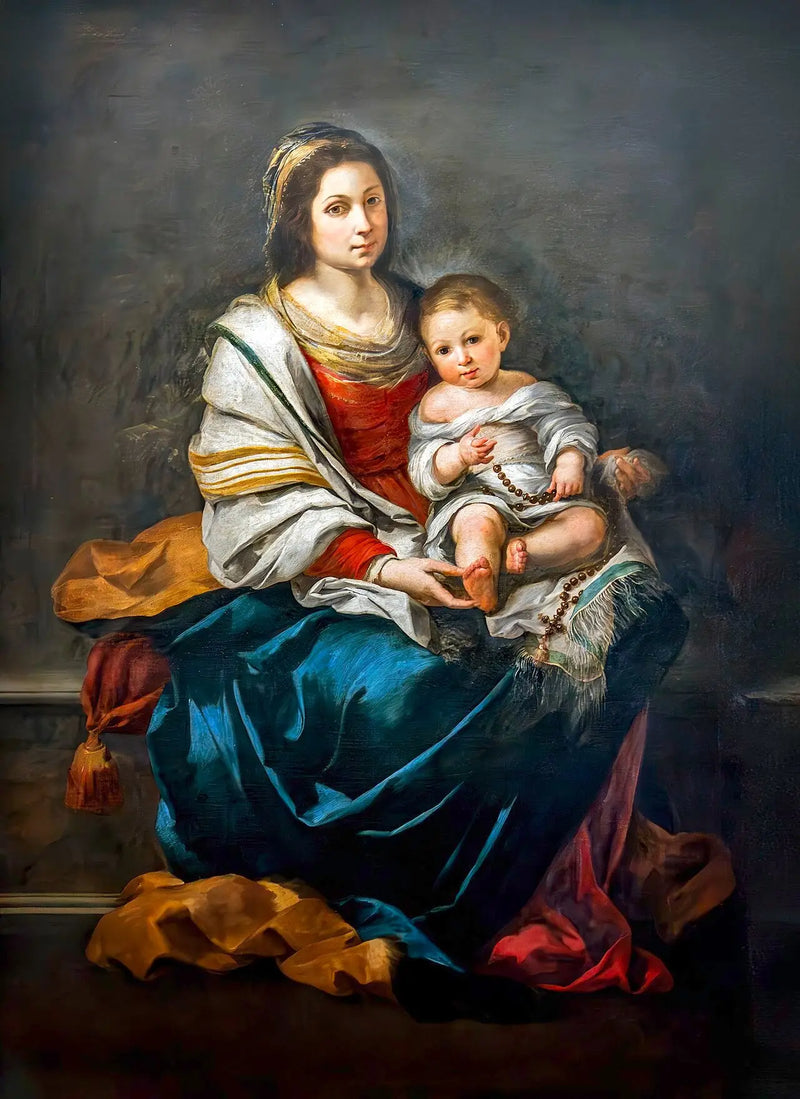 Meryem Ana ve Tesbih - Bartolomé Esteban Murillo