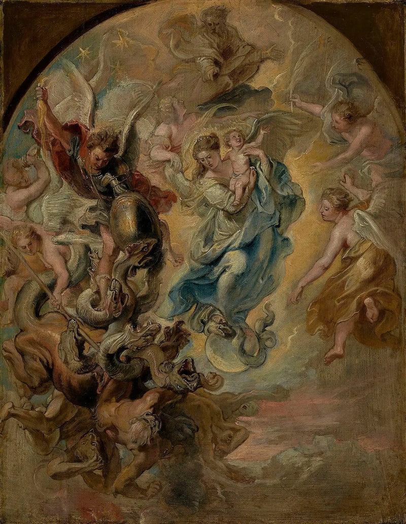 Vahiy Kadını Olarak Meryem Ana - Peter Paul Rubens