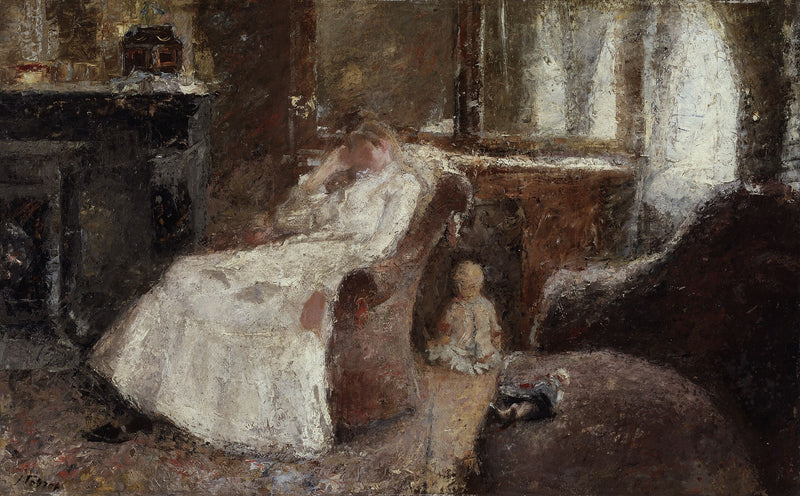 Beyaz Elbiseli Kadın - Jan Toorop