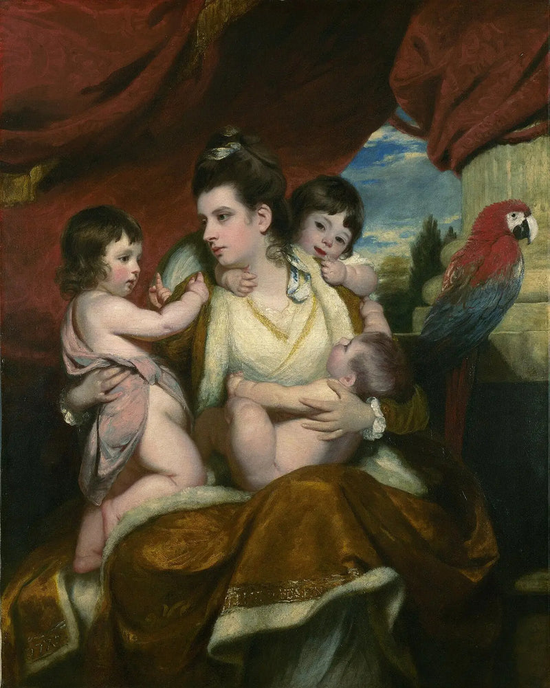 Lady Cockburn ve Çocukları - Joshua Reynolds