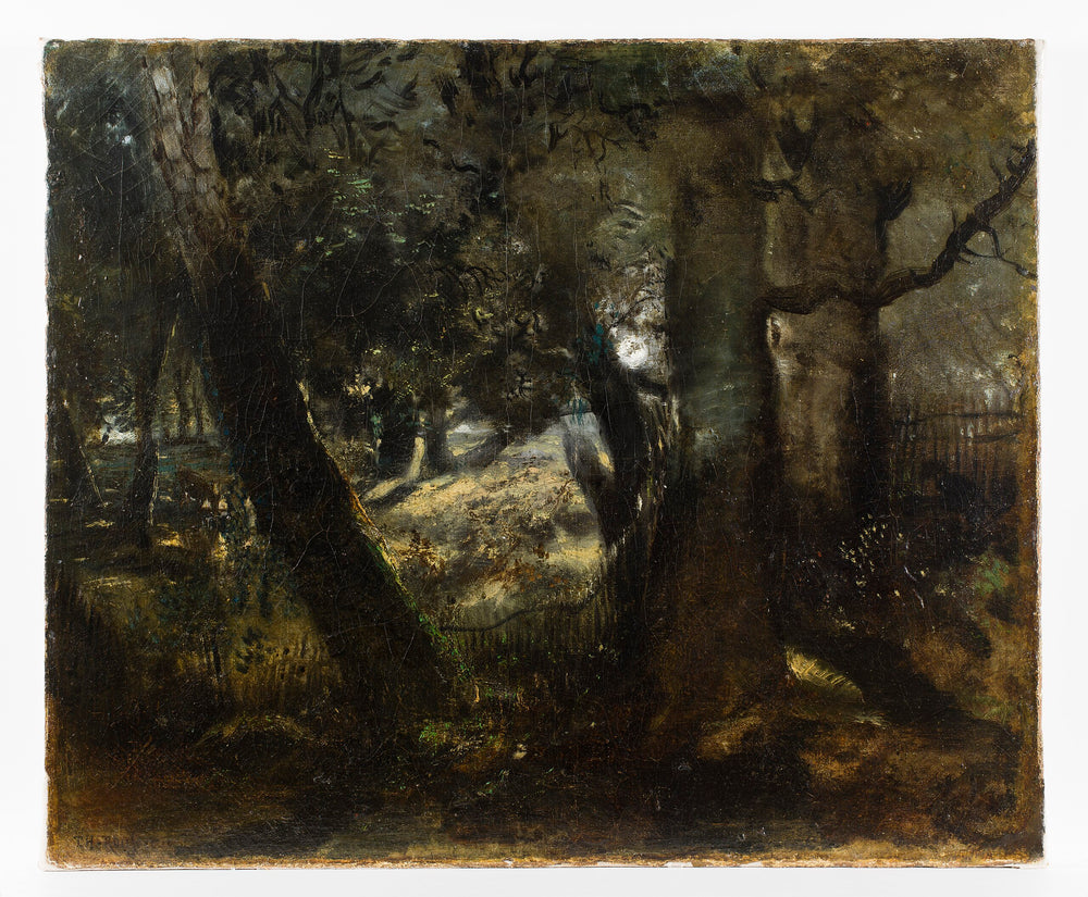 La faisanderie dans la forêt de Compiègne - Théodore Rousseau