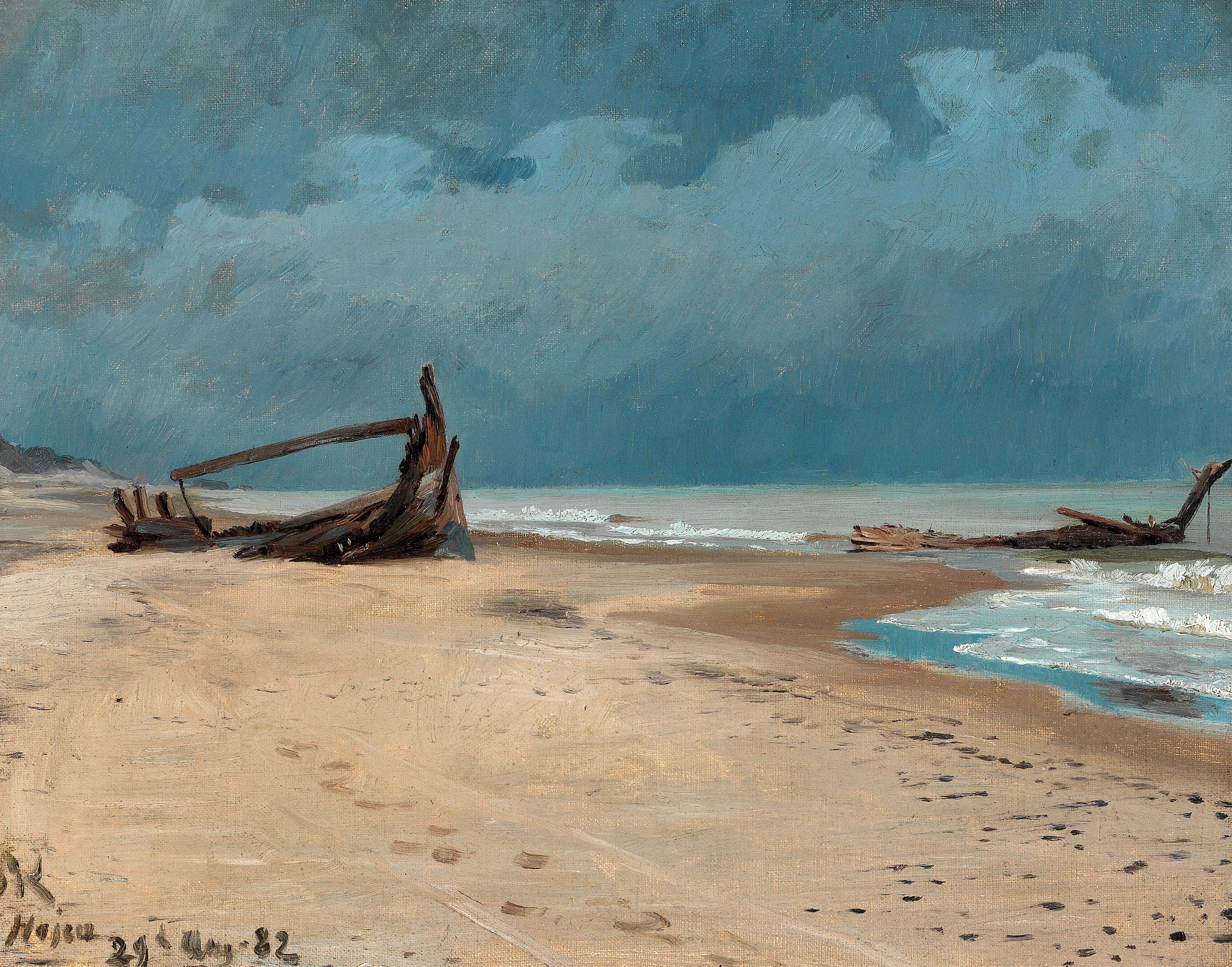 Højen Plajı. - Peder Severin Krøyer