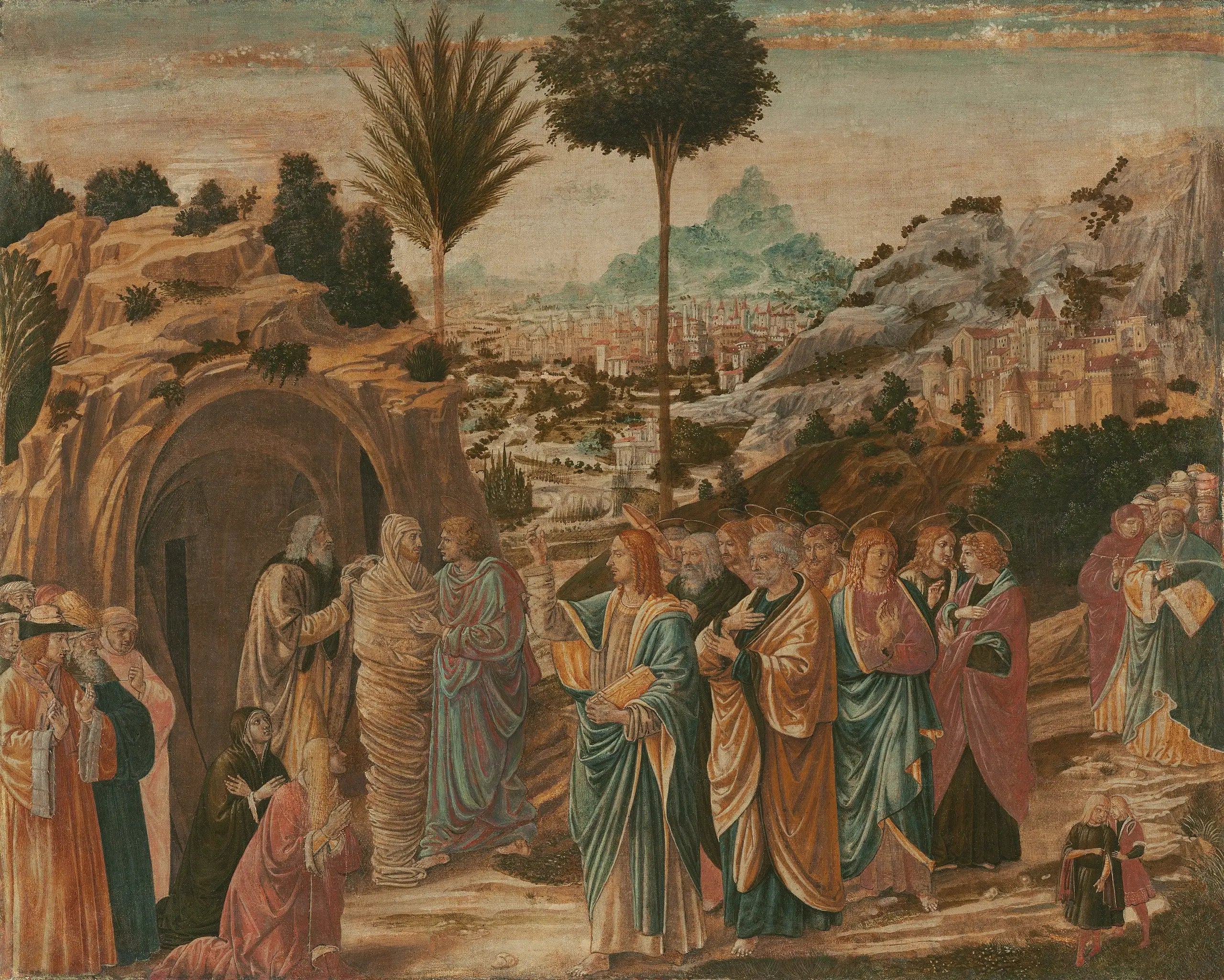 La résurrection de Lazare - Benozzo Gozzoli - Alpha Reproduction