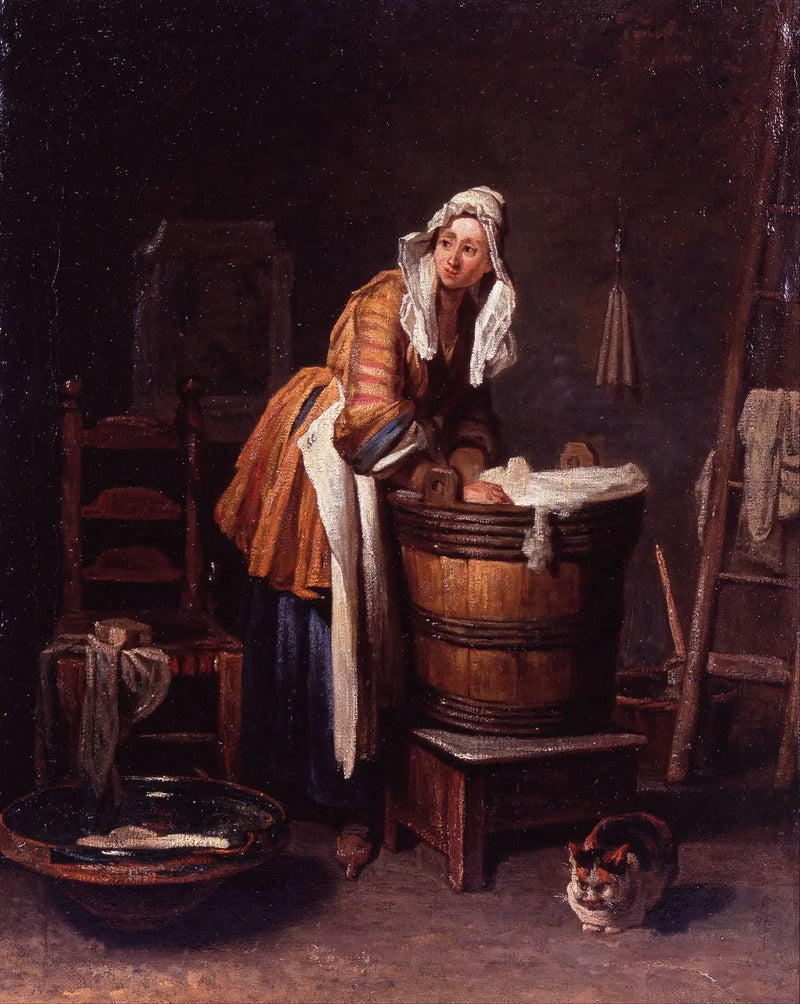 Çamaşır Makinesi - Jean Simeón Chardin