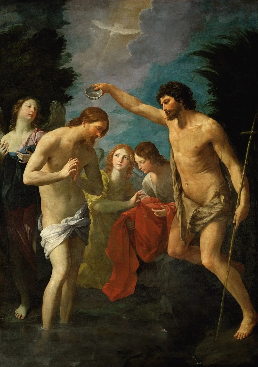 Le Baptème du Christ - Guido Reni - Alpha Reproduction