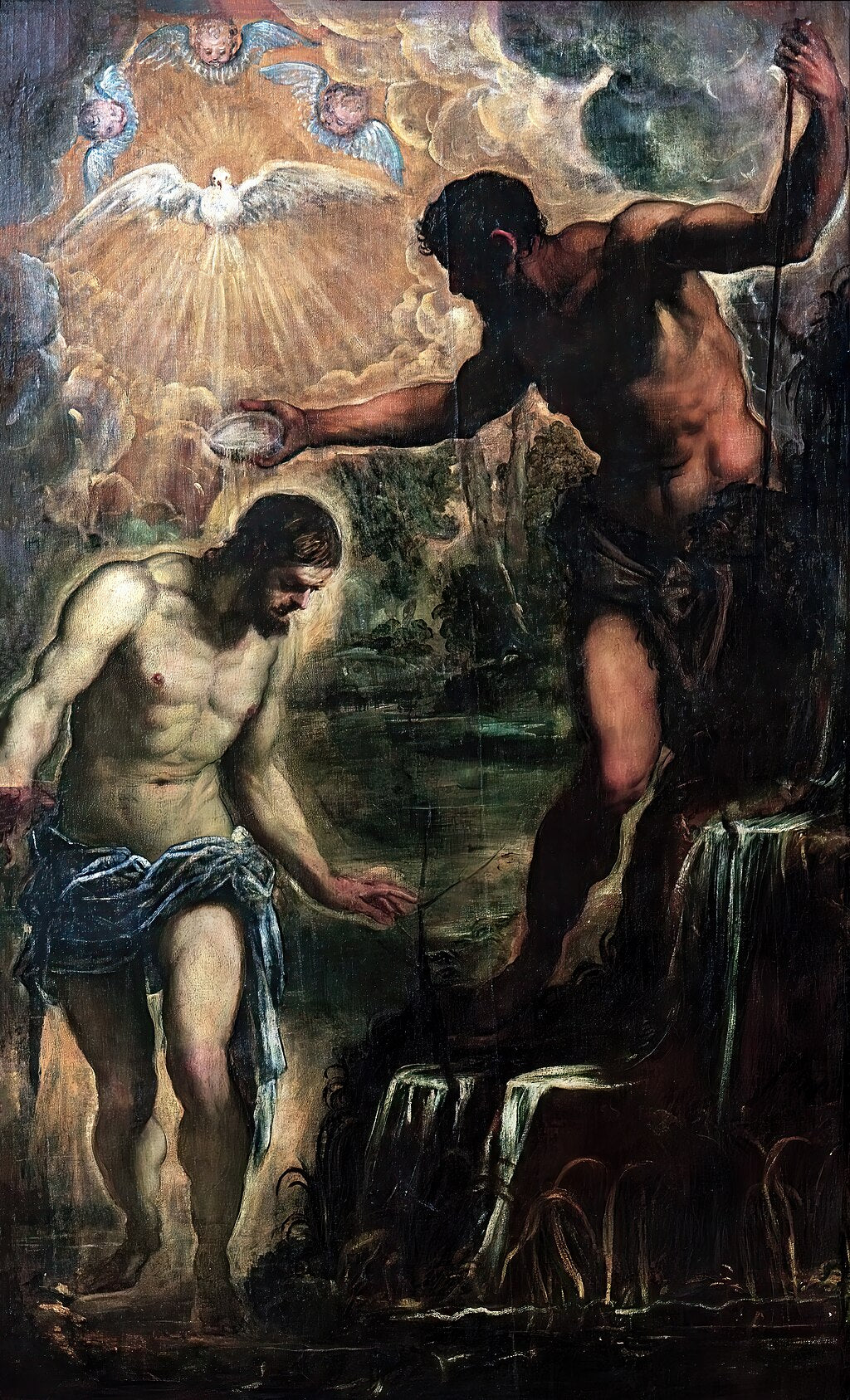 Le Baptême du Christ - Jacopo Tintoretto