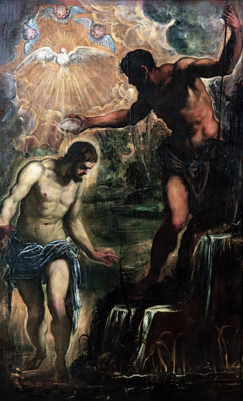 İsa'nın Vaftizi - Jacopo Tintoretto