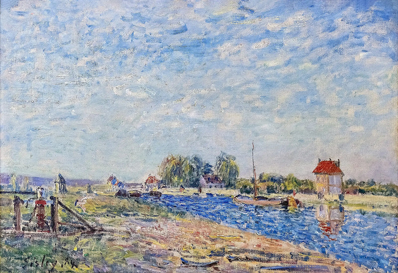 Loing Kanalı - Alfred Sisley