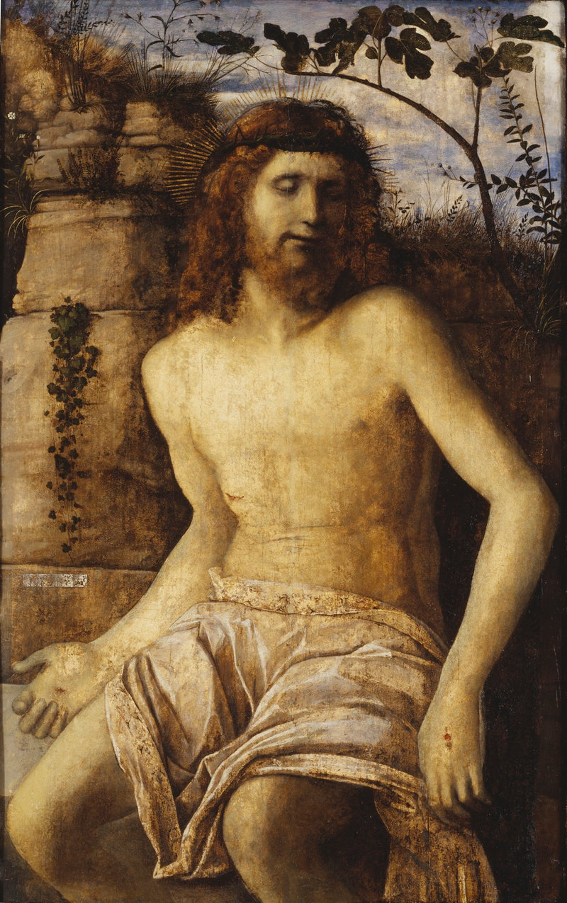 İsa Mesih, dikenli taç giyiyor - Giovanni Bellini