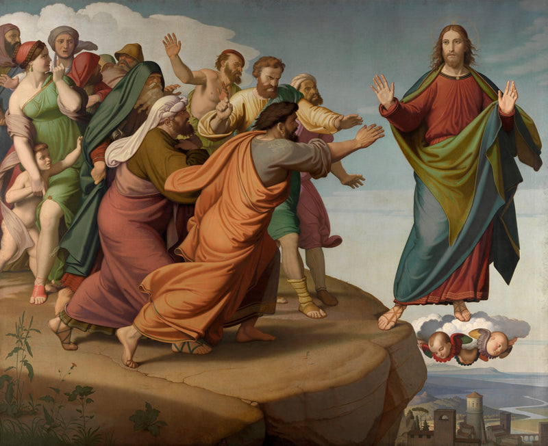 İsa Ferisilerden Kaçıyor - Johann Friedrich Overbeck
