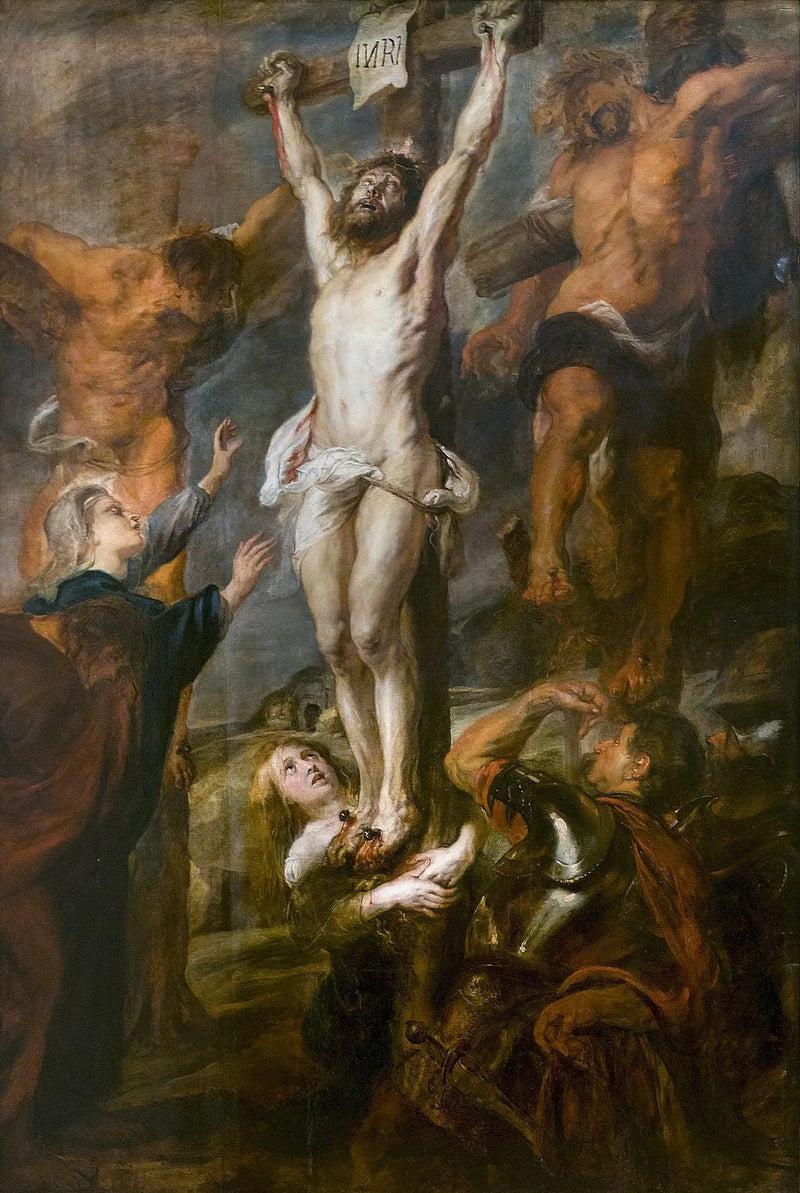 İki Hırsız Arasında İsa - Peter Paul Rubens