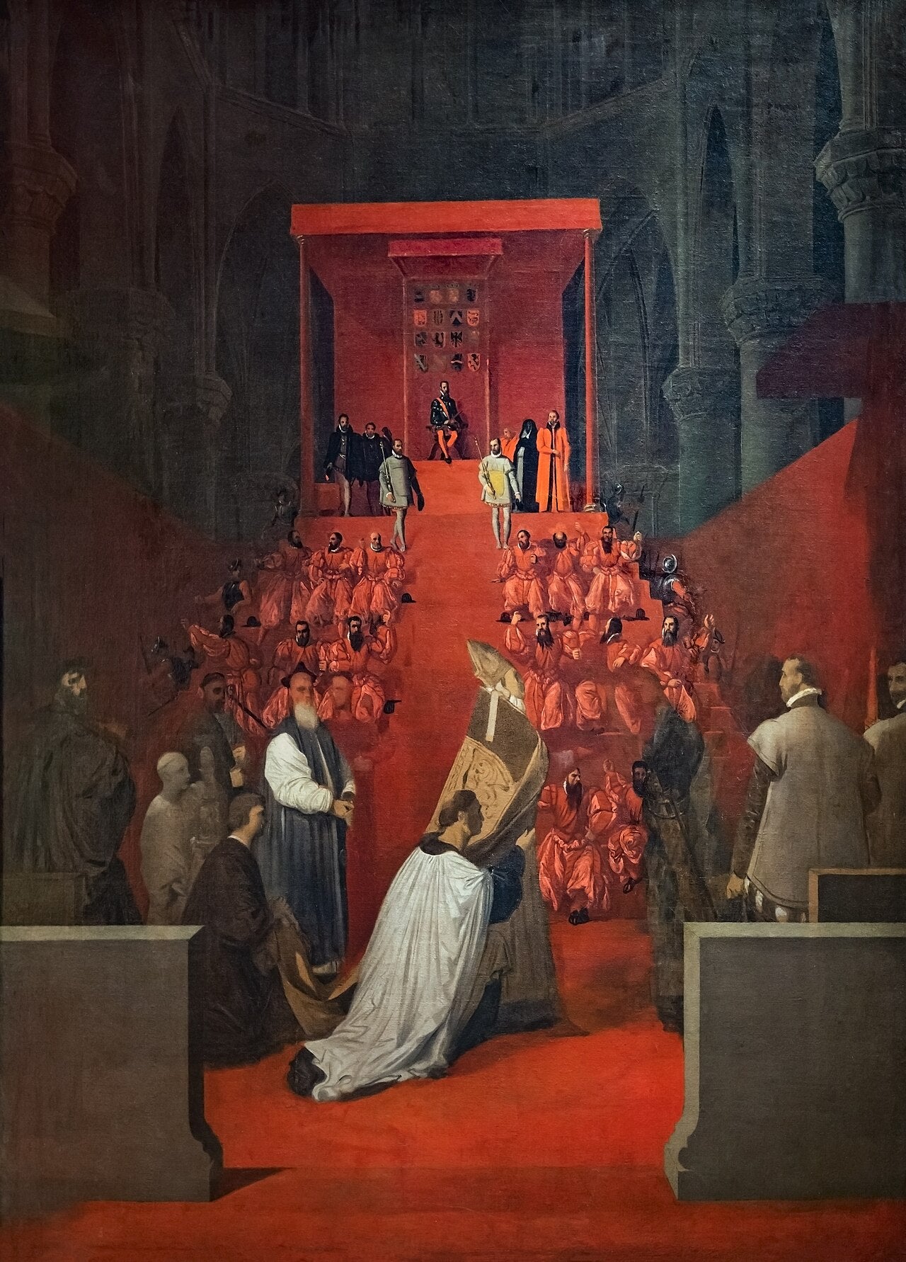 Brüksel'deki Sainte-Gudule'de Dük d'Albe - Jean-Auguste-Dominique Ingres