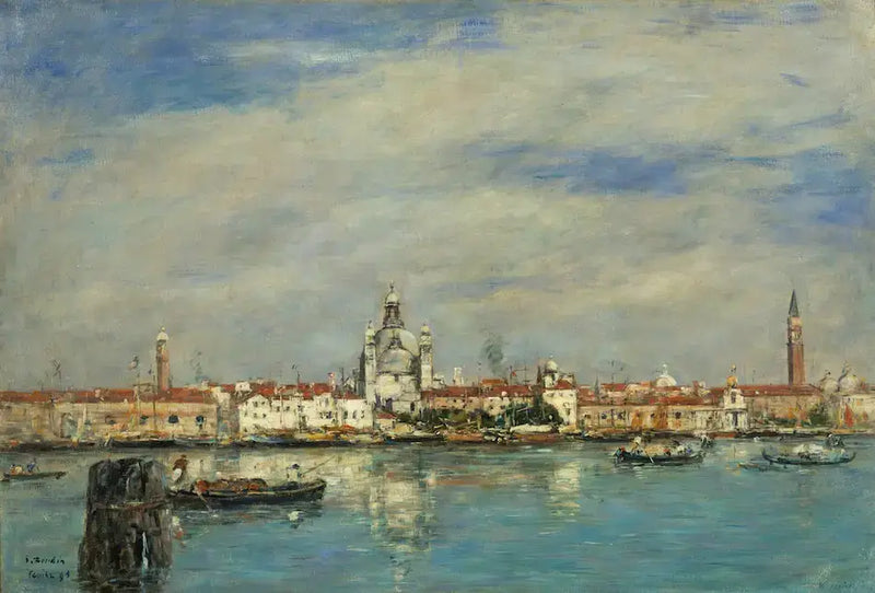Büyük Kanal, Venedik - Eugène Boudin