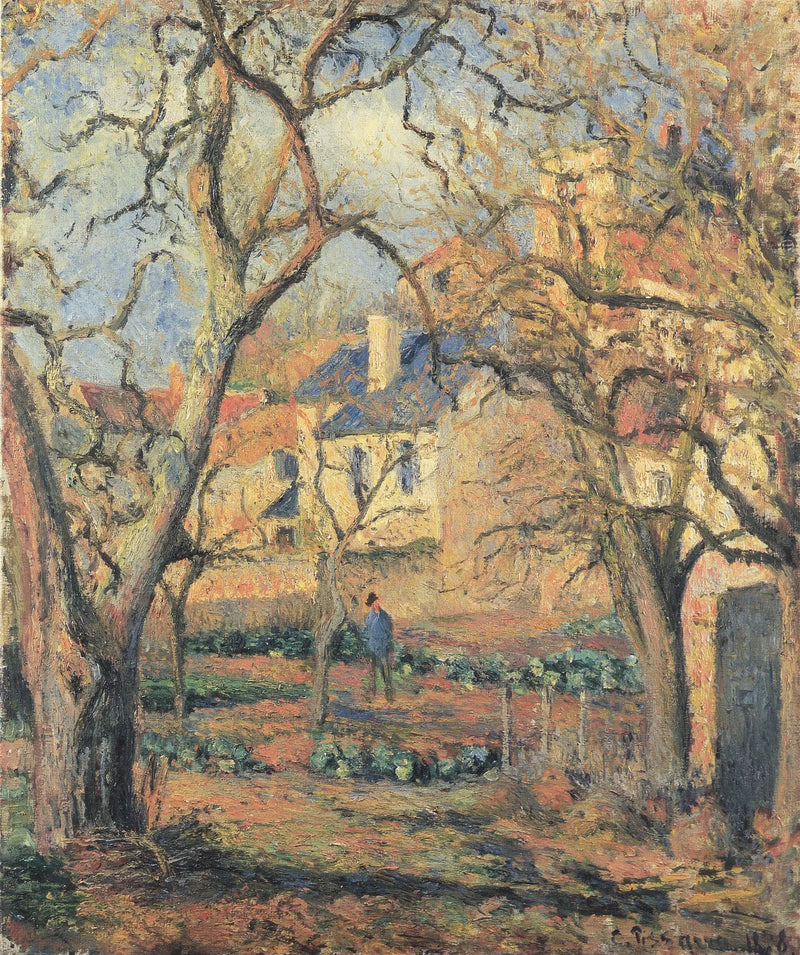L'Hermitage'teki Sebze Bahçesi - Camille Pissarro