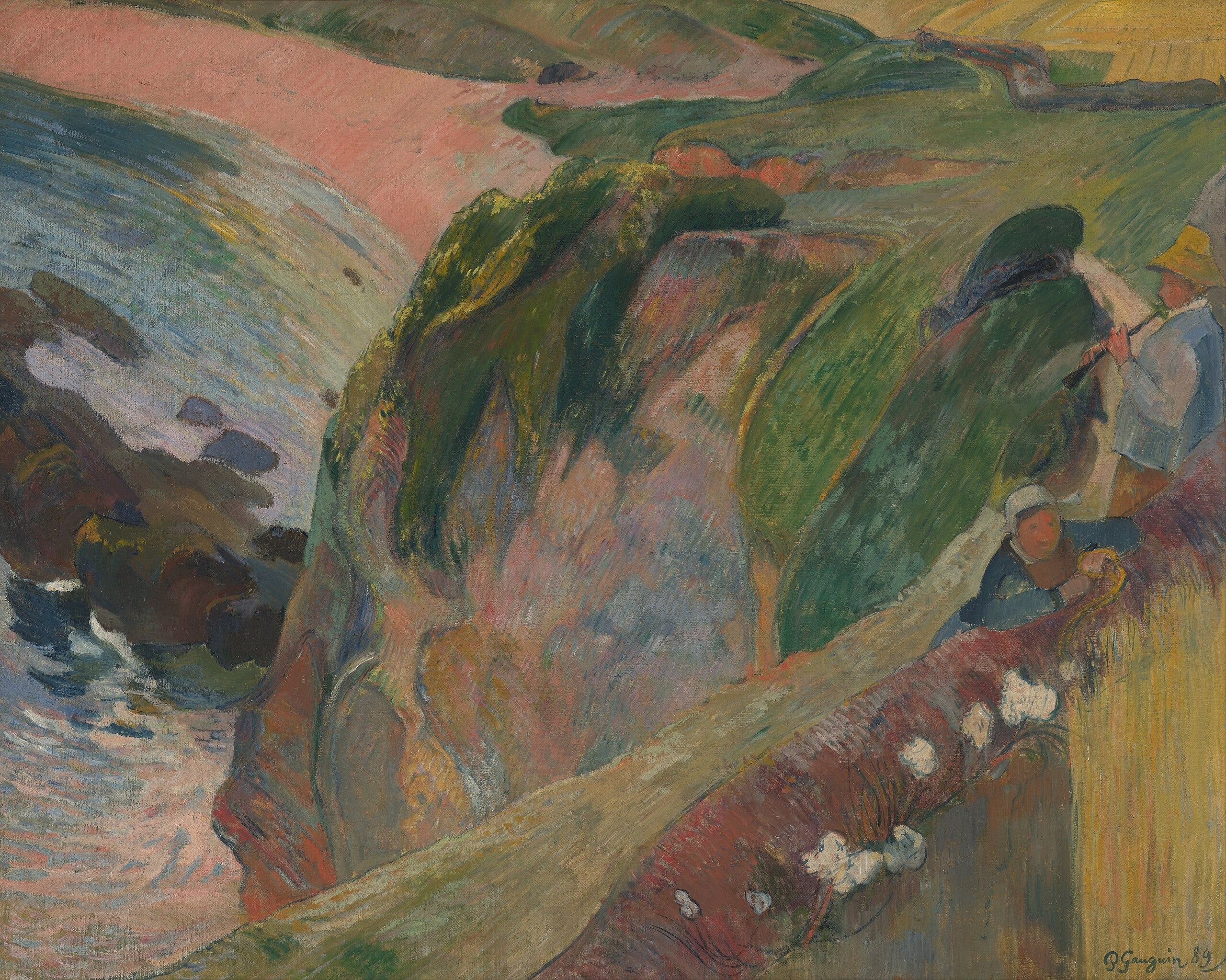 Uçurumda Flageolet Çalan - Paul Gauguin