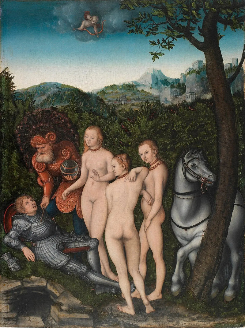 Parris'in Yargılanması - Lucas Cranach the Elder
