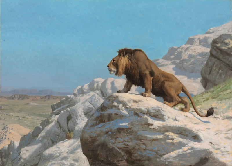 Gözcü Aslan - Jean-Léon Gérôme