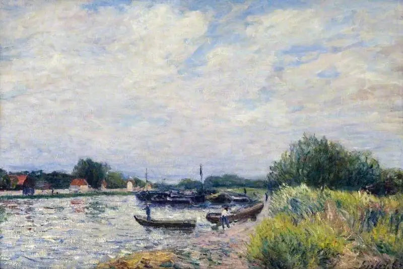 Saint-Mammès'te Loing - Alfred Sisley