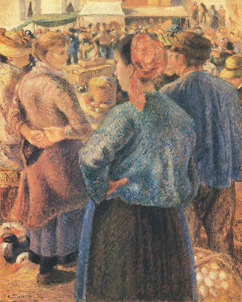 Tavuk Pazarı, Pontoise - Camille Pissarro