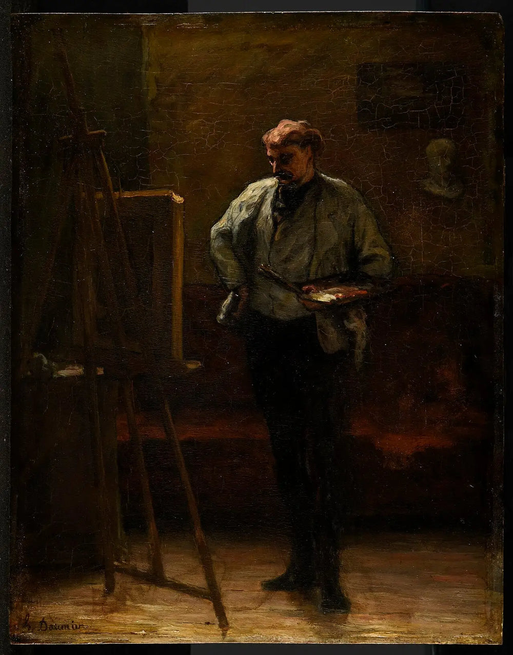 Le Peintre - Honoré Daumier - Alpha Reproduction