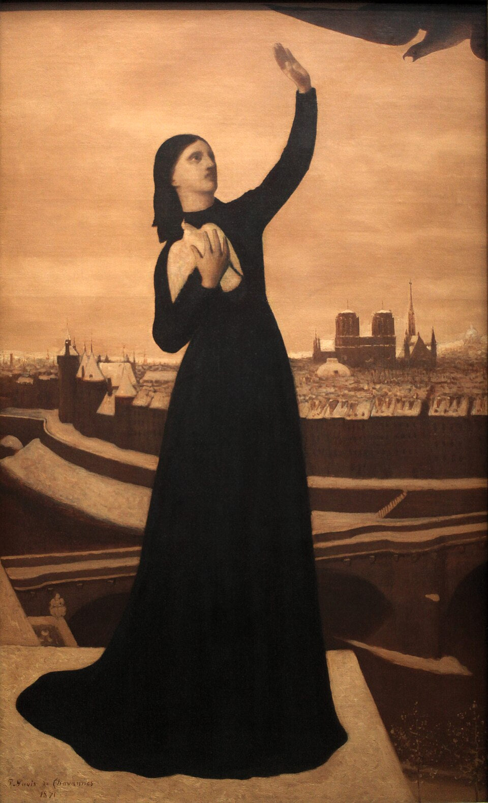 Le Pigeon - Pierre Puvis de Chavannes