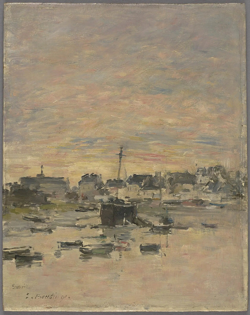 Trouville Limanı - Eugène Boudin
